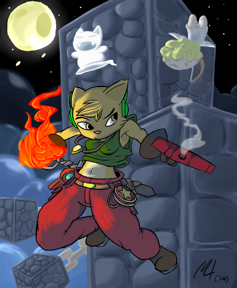 Image 1005 Blade Amulet Of Silence Artist TheMLT Cave Story Character